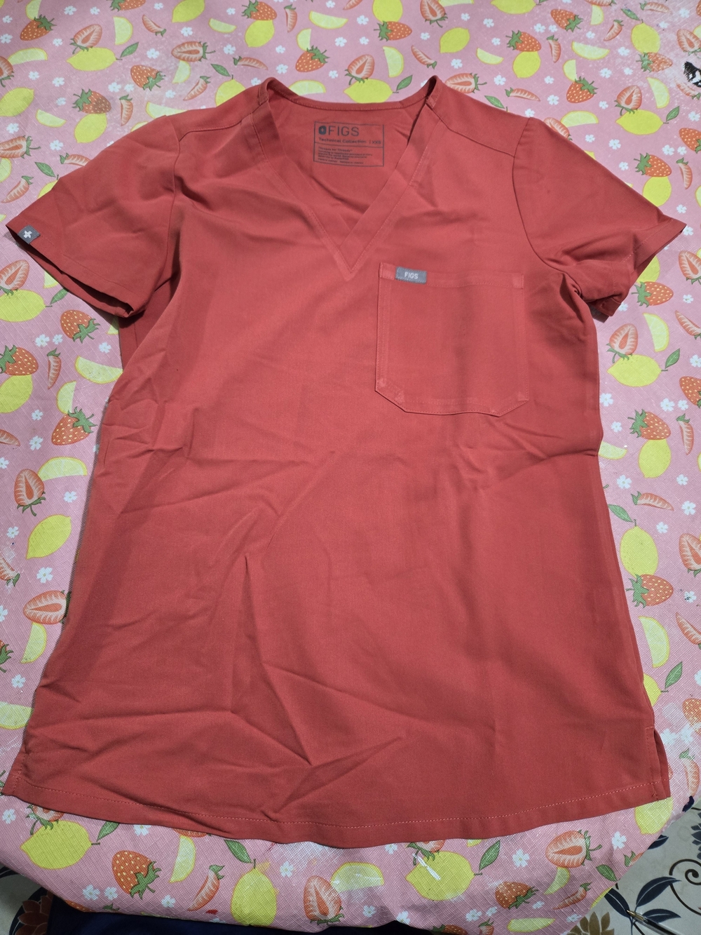 Women's Figs Scrub Top Technical Collection Size XXS